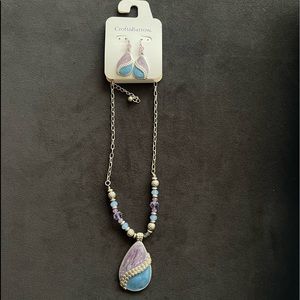 Croft and Burrow earring and necklace set